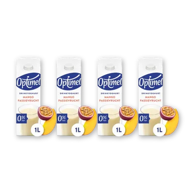 Optimel Drinkyoghurt mango passievrucht 4-pack