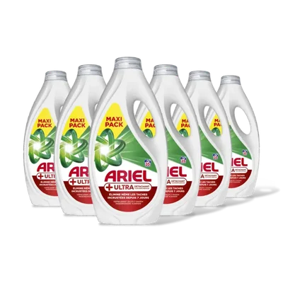 Ariel Vloeibaar+ ultra wasmiddel 6-pck