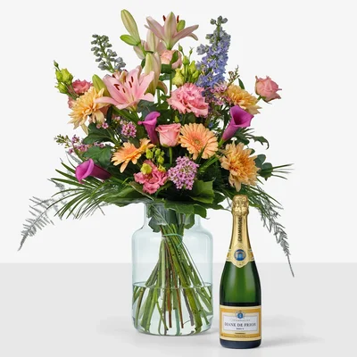 AH Vrolijk pastel groot champagne