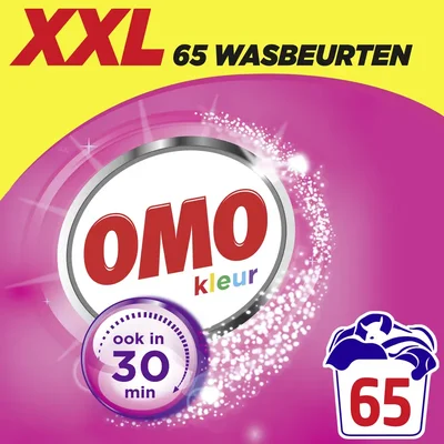 Omo Poeder wasmiddel kleur