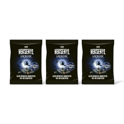 Heksehyl Salmiakdrop 3-pack
