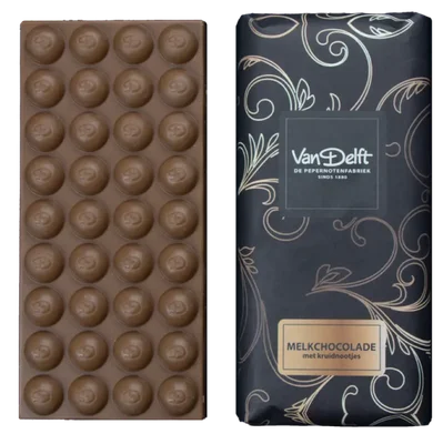 Van Delft Chocolade reep melkchocolade