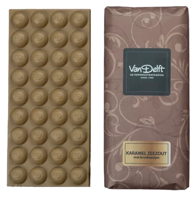 Van Delft Chocolade reep karamel zeezout