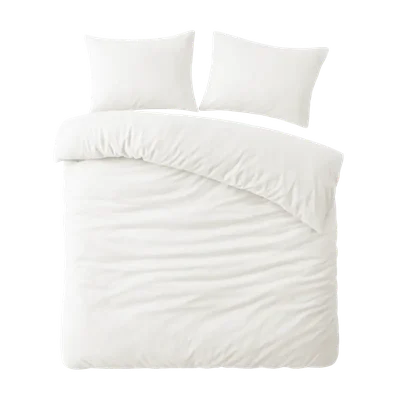Ten Cate Flanel 140x200/220 briliant white 2stuk