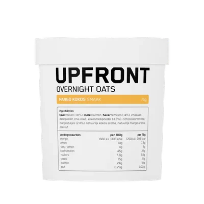 Upfront Overnight oats mango kokos smaak