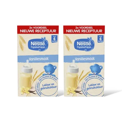 Nestlé Pyjamapapje vanille 6m+ 3x voordeel 2-pk