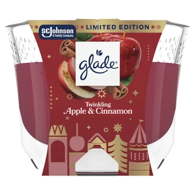 Glade Langbrandende kaars apple & cinnamon