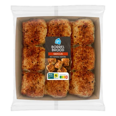 AH Mini saucijzenbroodjes luxe topping