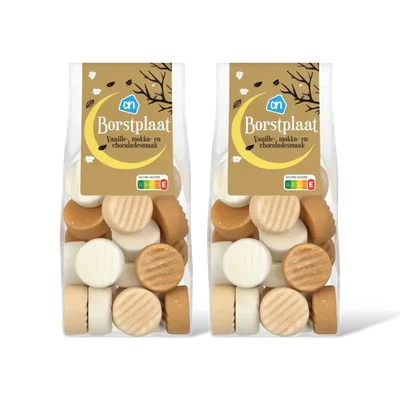 AH Borstplaat van, mokka & chocolade 2-pack
