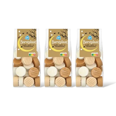 AH Borstplaat van, mokka & chocolade 3-pack