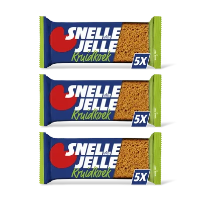 Snelle Jelle Snelle Kruidkoek naturel 5-pack 3-pack