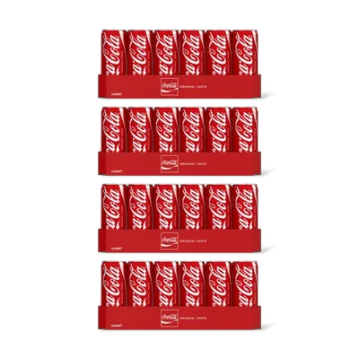Coca-Cola Original taste tray 4-pack