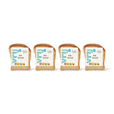 AH Glutenvrij Wit brood half 4-pack