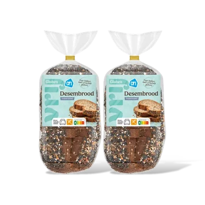AH Glutenvrij Desembrood maanzaad 2-pack
