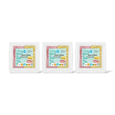 AH Glutenvrij Raw cakes aardbei en passievrucht ma 3pk