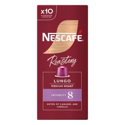 Nescafé Roastery lungo medium roast capsules 10
