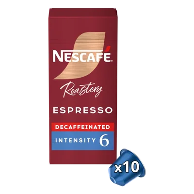 Nescafé Roastery espresso light decafe capsules