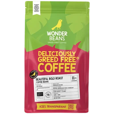 WonderBeans Beautiful bold roast coffee beans