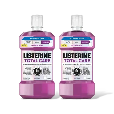 Listerine Total care alcoholfree intense 2-pack