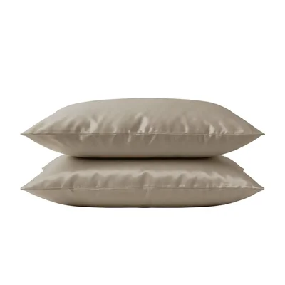 HappyBed 2 kussenslopen 60x70 cm taupe