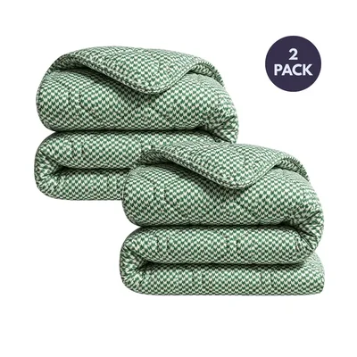 HappyBed 2 wasbare dekbedden 160x220 cm green