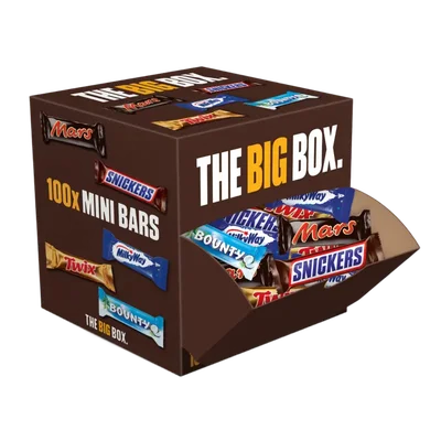 Mars The big box 100 mini bars