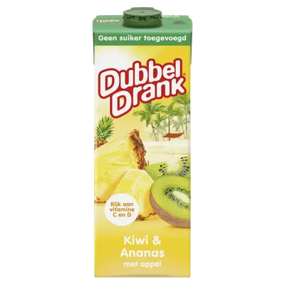 DubbelDrank Kiwi & ananas