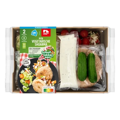 AH Gesneden verspakket vegetarische shoarma