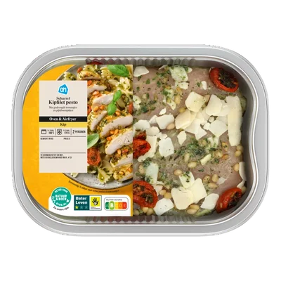 AH Ovenschotel scharrel kipfilet pesto
