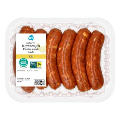 AH Kipchorizo worstjes