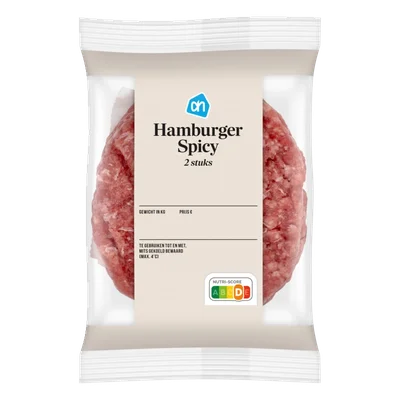 AH Burger spicy 2 stuks