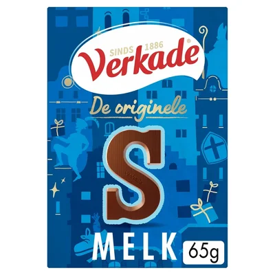 Verkade Chocoladeletter melk
