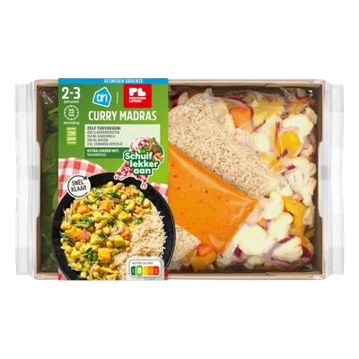 AH Gesneden verspakket curry madras