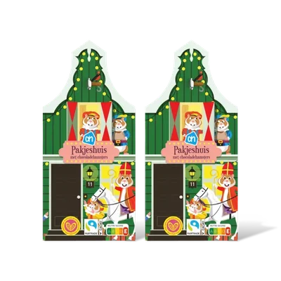 AH Pakjeshuis met chocoladehamsters 2-pack