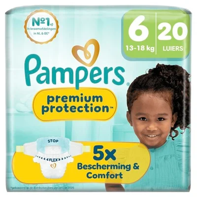 Pampers Premium Protection Maat 6 Luiers