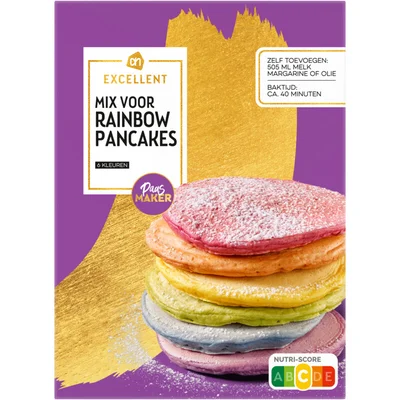 AH Excellent Mix voor rainbow pancakes