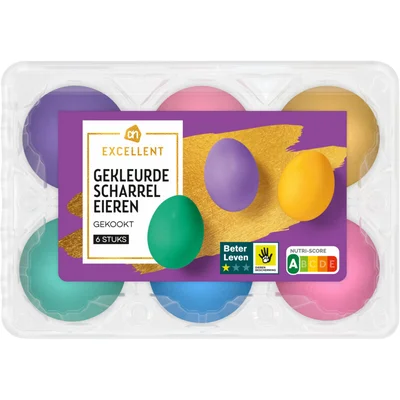 AH Excellent Gekleurde scharreleieren