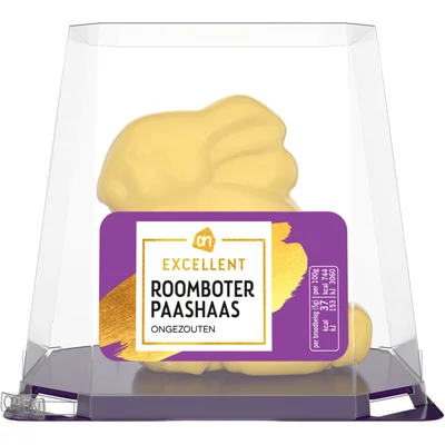 AH Excellent Roomboter paashaas ongezouten