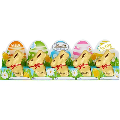 Lindt Gold bunny mini melk 5-pack