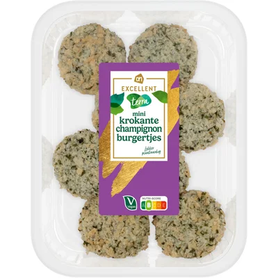AH Excellent Terra mini krokante champignonburgertjes