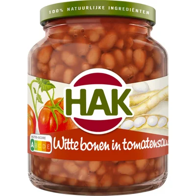 Hak Witte bonen in tomatensaus