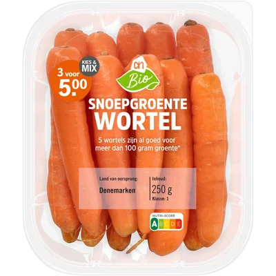 AH Biologisch Snoepgroente wortel