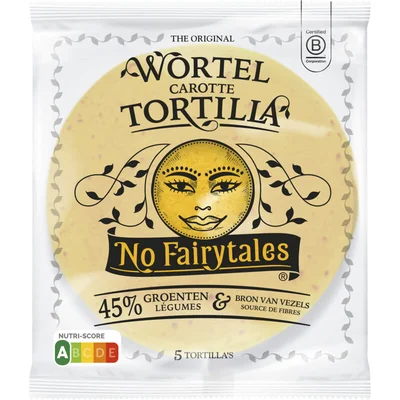 No Fairytales Wortel tortilla wraps