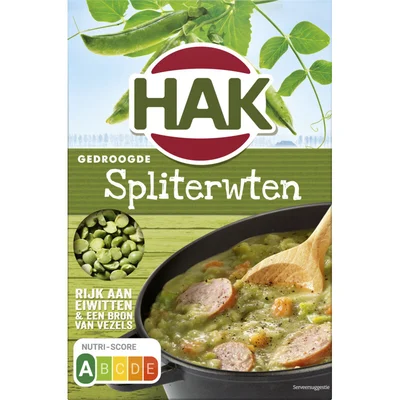 Hak Spliterwten gedroogd