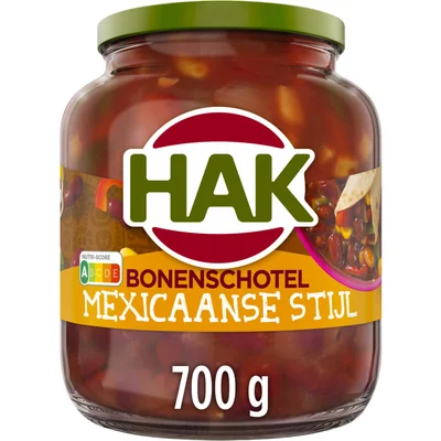 Hak Bonenschotel Mexicaans