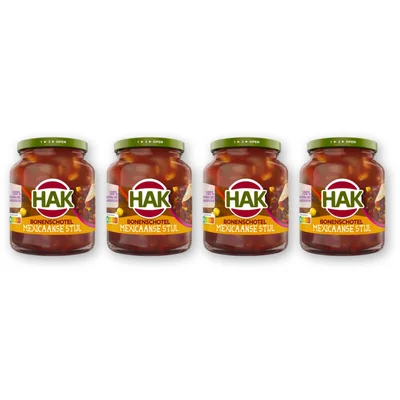 Hak Bonenschotel Mexicaans 4-pack
