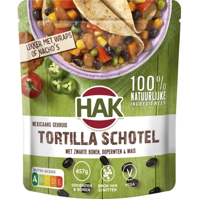 Hak Tortilla schotel