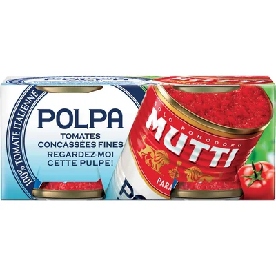 Mutti Polpa fijne tomatenpulp 2-pack