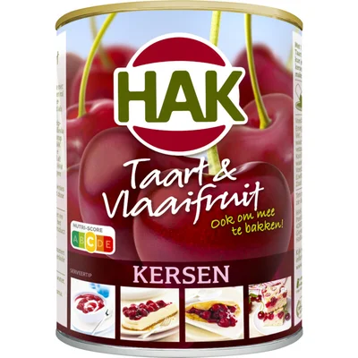 Hak Taart & vlaaifruit kersen