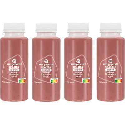AH Verse smoothie yoghurt aardbei 4-pack